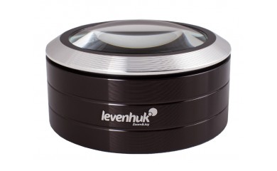 Лупа Levenhuk (Левенгук) Zeno 900, 5x, 75 мм, 3 LED, металл