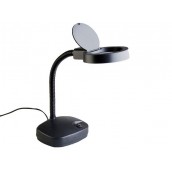 Купить Лупа-лампа Veber 3x, 90 мм, черная (8611)